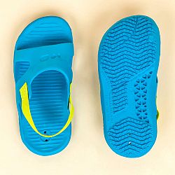 NABAIJI Detské sandále Slap 100 modro-zelené tyrkysová 33-34