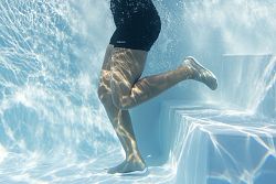 NABAIJI Obuv na cvičenie vo vode kaki khaki 38