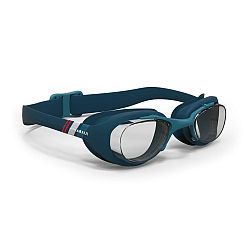 NABAIJI Plavecké okuliare 100 XBASE číre sklá veľkosť L modré L
