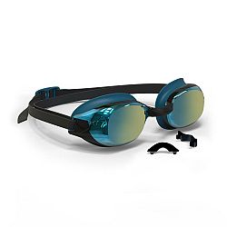 NABAIJI Plavecké okuliare BFit zrkadlové sklá jednotná veľkosť čierno-modré čierna