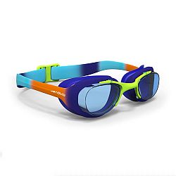 NABAIJI Plavecké okuliare Xbase Dye veľkosť S s čírymi sklami modro-oranžové modrá S