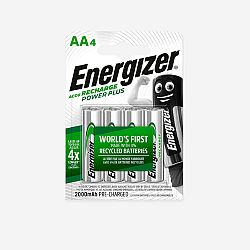 Nabíjateľné batérie Energizer 4 AA/HR6 2000 mAh .