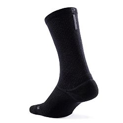 NEWFEEL Vysoké ponožky 2 páry čierne 35-38