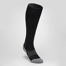 OFFLOAD Vysoké ponožky na ragby pre dospelých R500 čierne 42-44