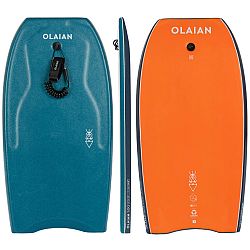 OLAIAN Bodyboard 500 s leashom modro-oranžový modrá 40