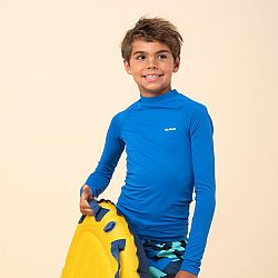 OLAIAN Detské tričko s UV ochranou s dlhým rukávom modré 12-13 r (151-160 cm)
