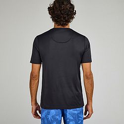OLAIAN Pánske tričko na surfovanie s ochranou proti UV a krátkym rukávom čierne S