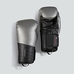 OUTSHOCK Boxerské rukavice na sparing 900 čierno-strieborné šedá 10 OZ