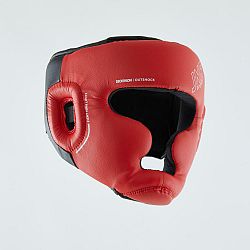 OUTSHOCK Detská celotvárová boxerská prilba 500 červená červená S (52-55 cm)