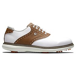 Pánska golfová obuv Footjoy Tradition bielo-hnedá 41