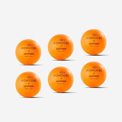 PONGORI Loptičky na stolný tenis TTB 100 1*40+ 6ks oranžové oranžová