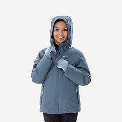 QUECHUA Detská zimná bunda SH100 X-Warm do -3 °C hrejivá a nepremokavá 7-15 rokov modrá 7-8 r 123-130 cm
