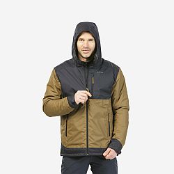 QUECHUA Pánska nepremokavá zimná bunda na turistiku SH500 do -10 °C čierna XL