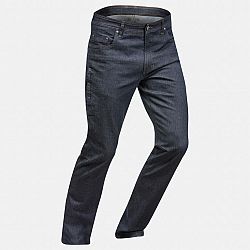 QUECHUA Pánske džínsové nohavice NH500 modrá XL-2XL (L34)