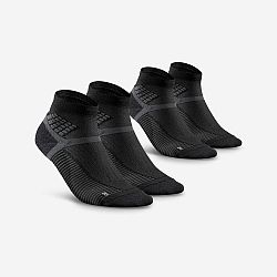 QUECHUA Turistické polovysoké ponožky Hike 500 2 páry čierne 43-46