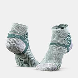 QUECHUA Turistické polovysoké ponožky Hike 500 2 páry zelené zelená 35-38