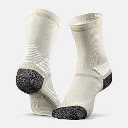 QUECHUA Turistické ponožky Hike 500 vysoké 2 páry béžové 43-46