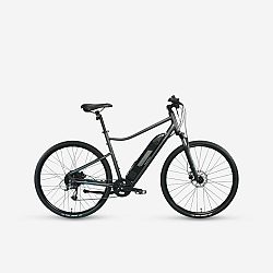 RIVERSIDE Elektrický trekingový bicykel 500 E sivý šedá XL