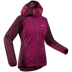 SIMOND Dámska horolezecká softshellová bunda tmavobordová fialová M