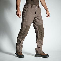 SOLOGNAC Odolné hrejivé nohavice 500 hnedé XL