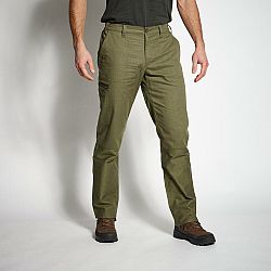 SOLOGNAC Pánske nohavice Steppe 100 regular zelené khaki 2XL