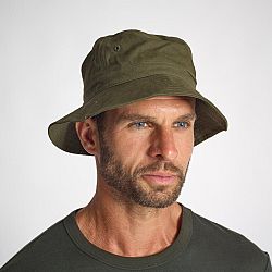 SOLOGNAC Poľovnícky klobúk Steppe 100 zelený khaki 60 cm
