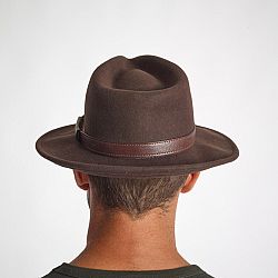 SOLOGNAC Poľovnícky plstený klobúk hnedý hnedá 58 cm