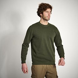 SOLOGNAC Poľovnícky sveter zelený 100 khaki S
