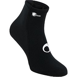 SUBEA Neoprénové ponožky na potápanie 2 mm čierne 34-35
