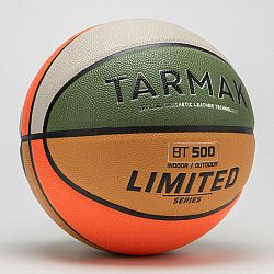 TARMAK Basketbalová lopta BT500 Touch v7 zelená