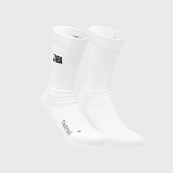 TARMAK Basketbalové ponožky NBA SO900 biele unisex 2 páry biela 45-47
