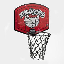 TARMAK Basketbalový kôš Mini pre deti a dospelých SK100 Dunkers červeno-strieborný červená 0
