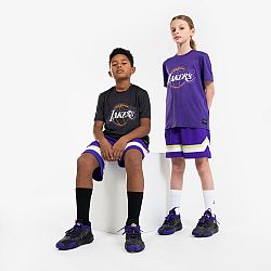 TARMAK Detská basketbalová nízka obuv Fast 900 NBA Lakers čierna 35