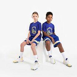 TARMAK Detská basketbalová obuv nízka Fast 900 NBA Warriors biela 37