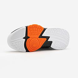 TARMAK Detská vysoká basketbalová obuv SS500 čierna-oranžová čierna 34