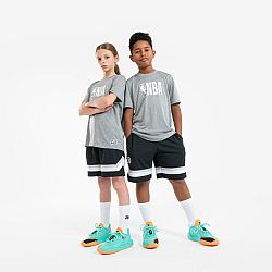 TARMAK Detské basketbalové šortky SH 900 NBA čierne 7-8 r (123-130 cm)