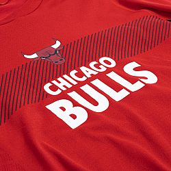 TARMAK Pánske spodné tričko NBA Bulls s dlhým rukávom červené L
