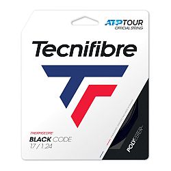 TECNIFIBRE Tenisový výplet Black Code z monovlákna 1,24 mm čierny .