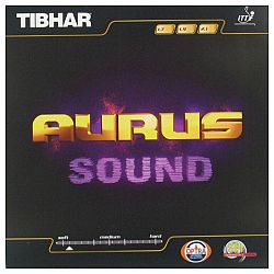 TIBHAR Poťah Auras Sound na pálku na stolný tenis 2,1 mm čierny