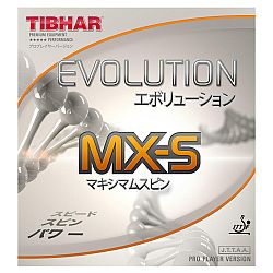 TIBHAR Poťah na stolnotenisovú pálku Evolution MX-S čierna 2,1 mm čierny