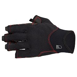 TRIBORD Bezprstové rukavice 500 na jachting čierne XL