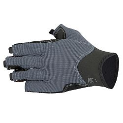 TRIBORD Bezprstové rukavice 500 na jachting tmavosivé šedá M