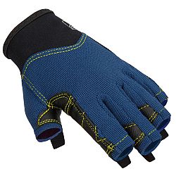 TRIBORD Detské rukavice bez prstov 500 na jachting tmavomodré 10 rokov