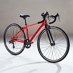 VAN RYSEL Detský cestný bicykel 100 26-palcový 9-12 rokov červená