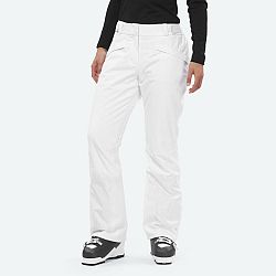 WEDZE Dámske hrejivé lyžiarske nohavice 580 biele L-XL