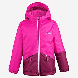 WEDZE Detská lyžiarska hrejivá a nepremokavá bunda 100 ružová ružová 5 rokov