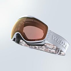 WEDZE Lyžiarske a snowboardové okuliare do zlého počasia G 900 S1 svetlofialové fialová S