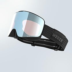 WEDZE Lyžiarske a snowboardové okuliare G 500 C HD do zlého počasia L