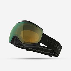 WEDZE Lyžiarske a snowboardové okuliare G 900 S3 do pekného počasia čierne L