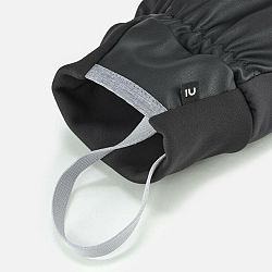WEDZE Lyžiarske rukavice 100 Light sivo-čierne šedá S